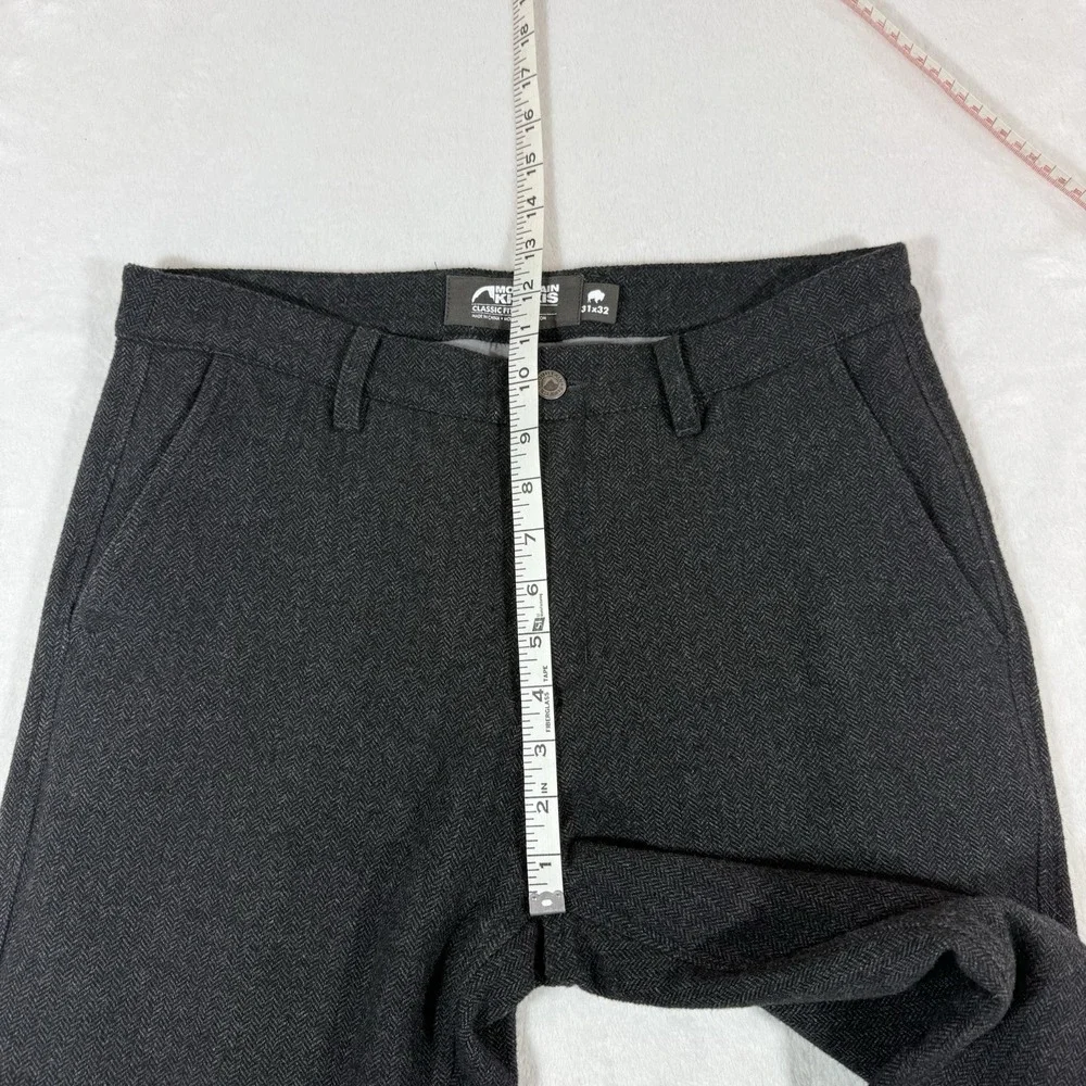 Mountain Khakis Men's Wool Blend Archer Herringbone Pant Modern Fit 31X32